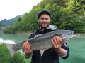 Stephan mit einer 63 cm Ennsforelle